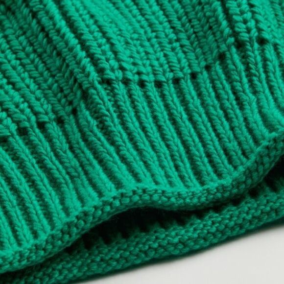 H&M Knit Oversized Sweater Green New - Picture 4 of 9